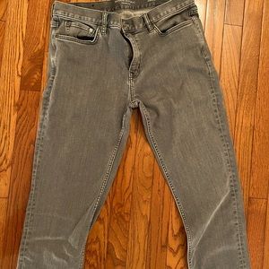 Banana Republic Grey Jean Traveler Pants Slim Fit